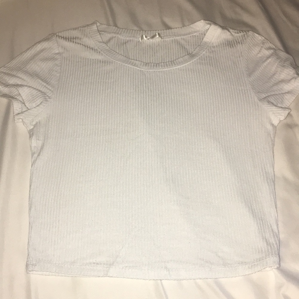 White Crop Top
